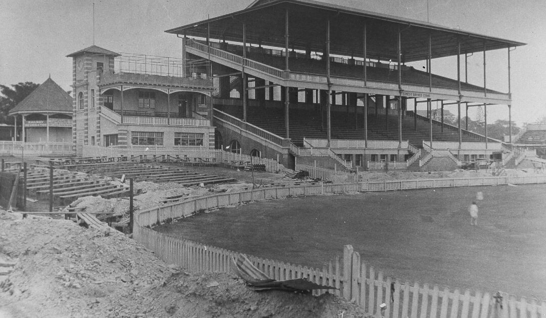 Ernest Baynes Stand construction 1923