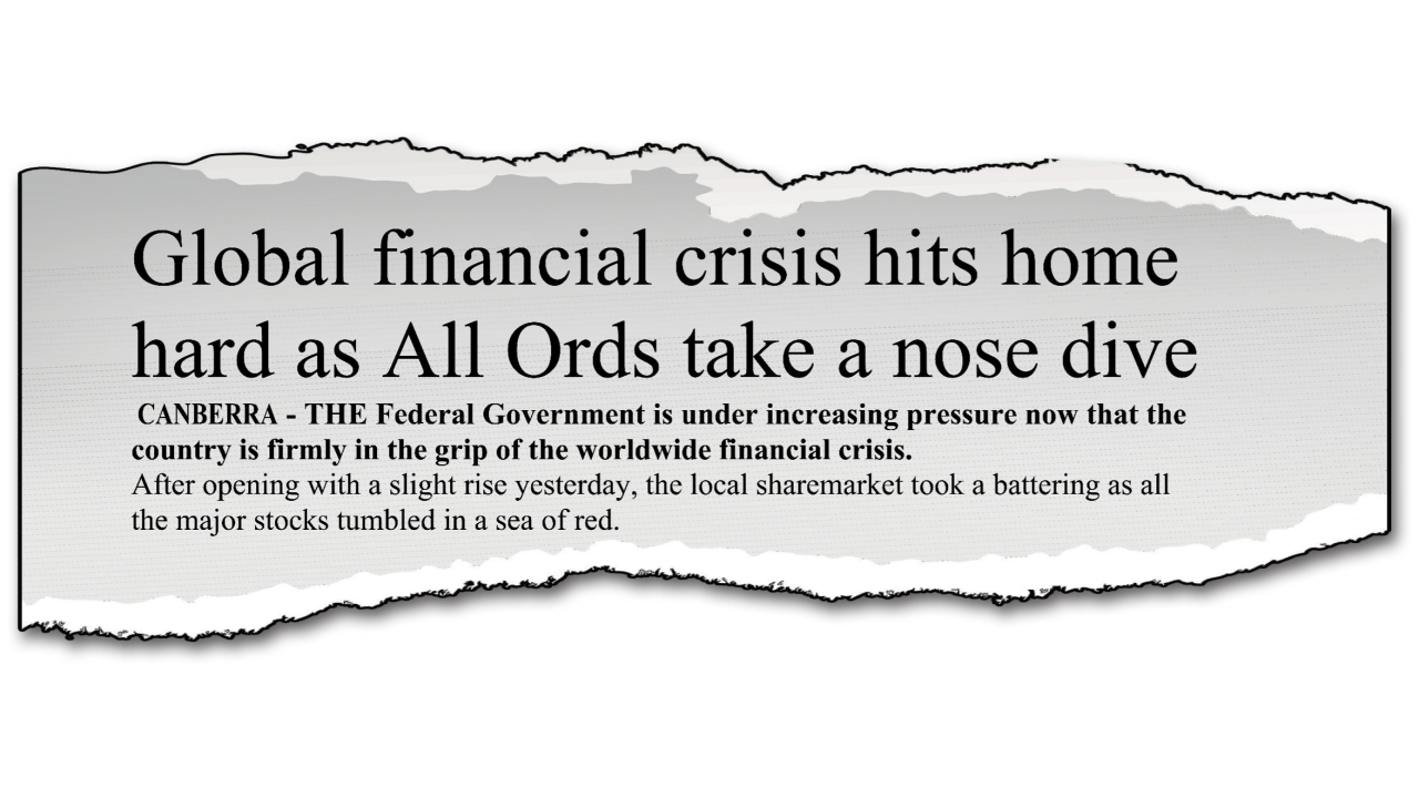 2008: A global financial crisis