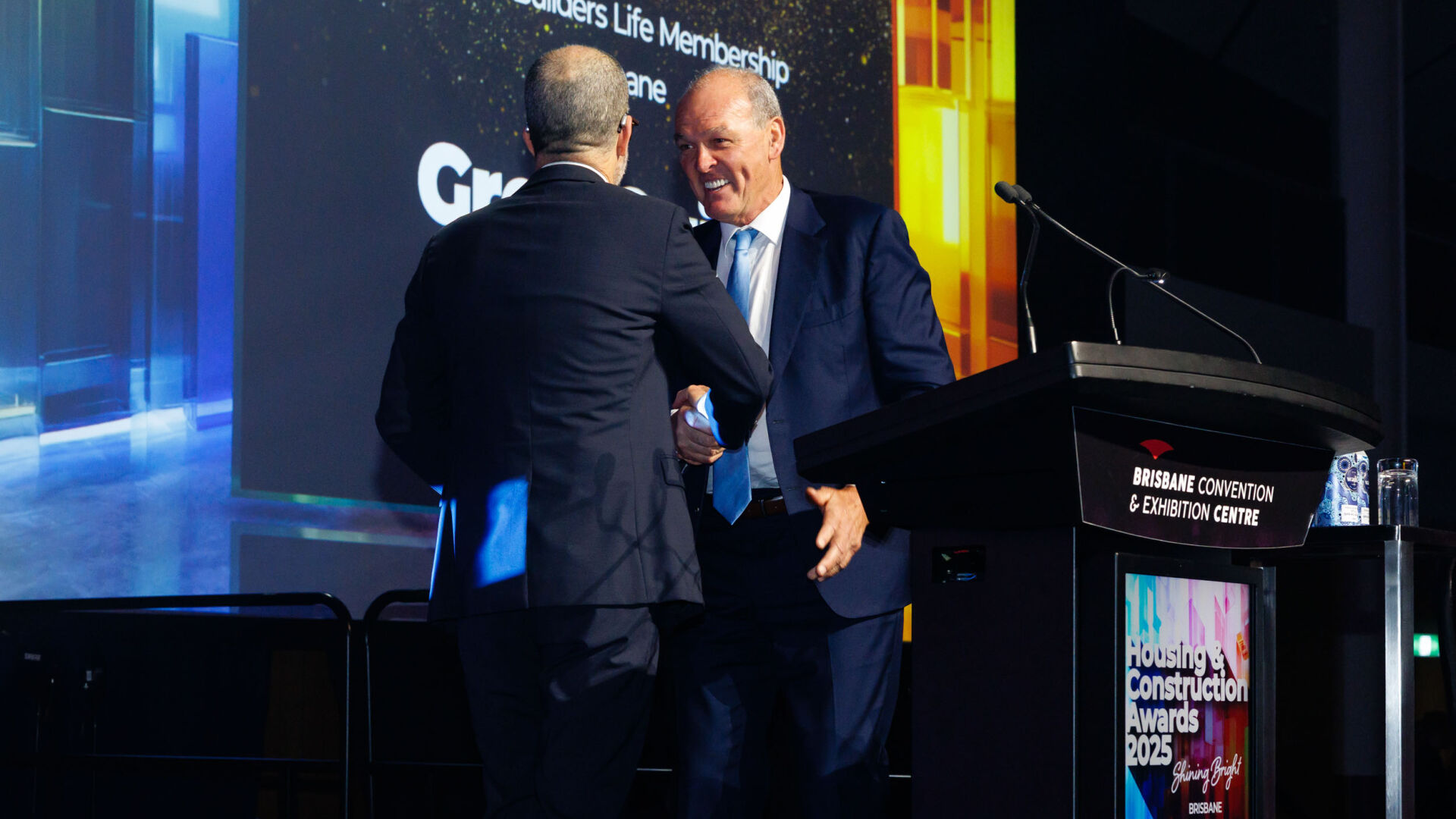 Greg Quinn Awarded Life Membership with Master Builders Queensland