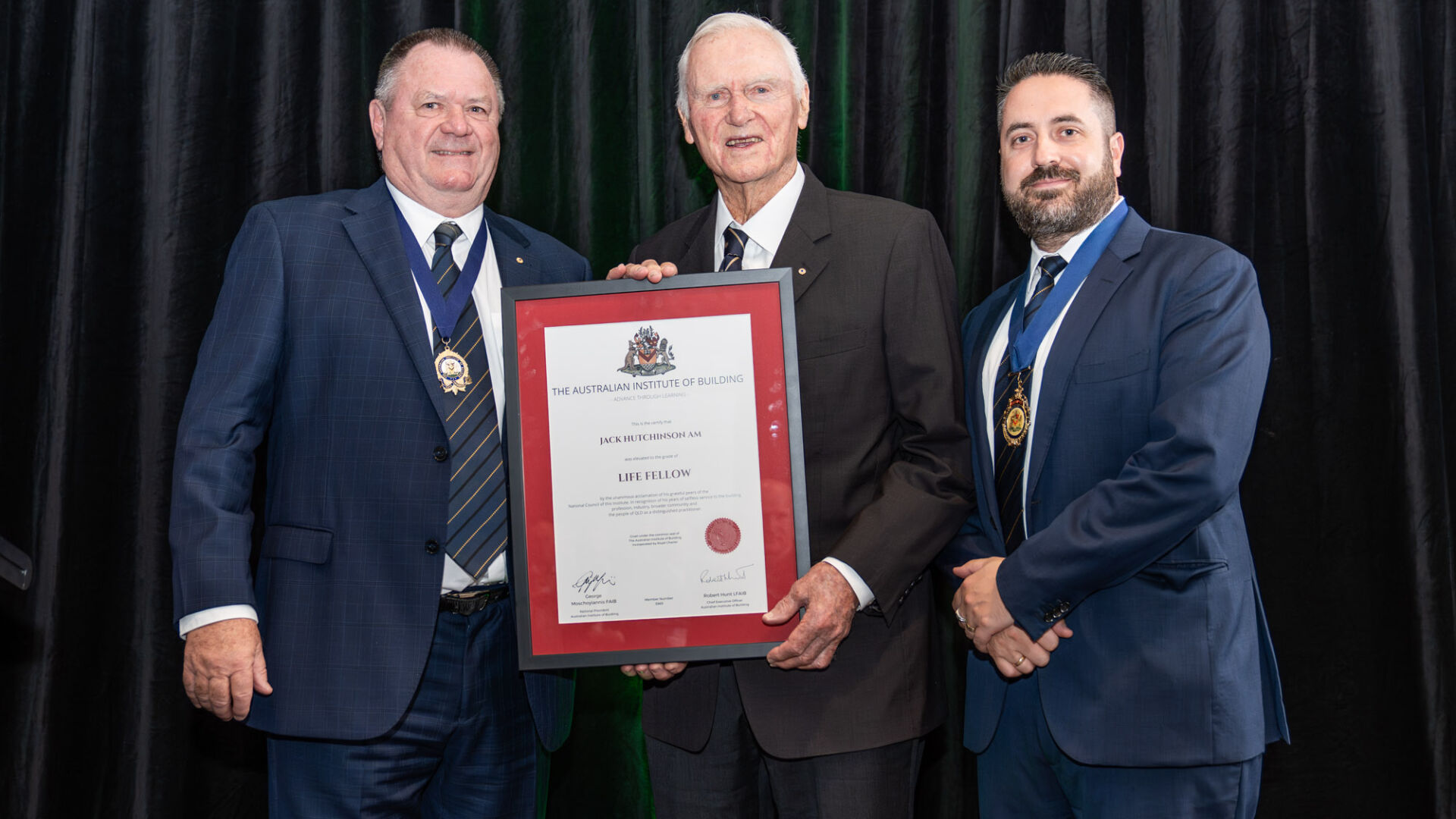 Jack Hutchinson's Life Fellowship from AIB
