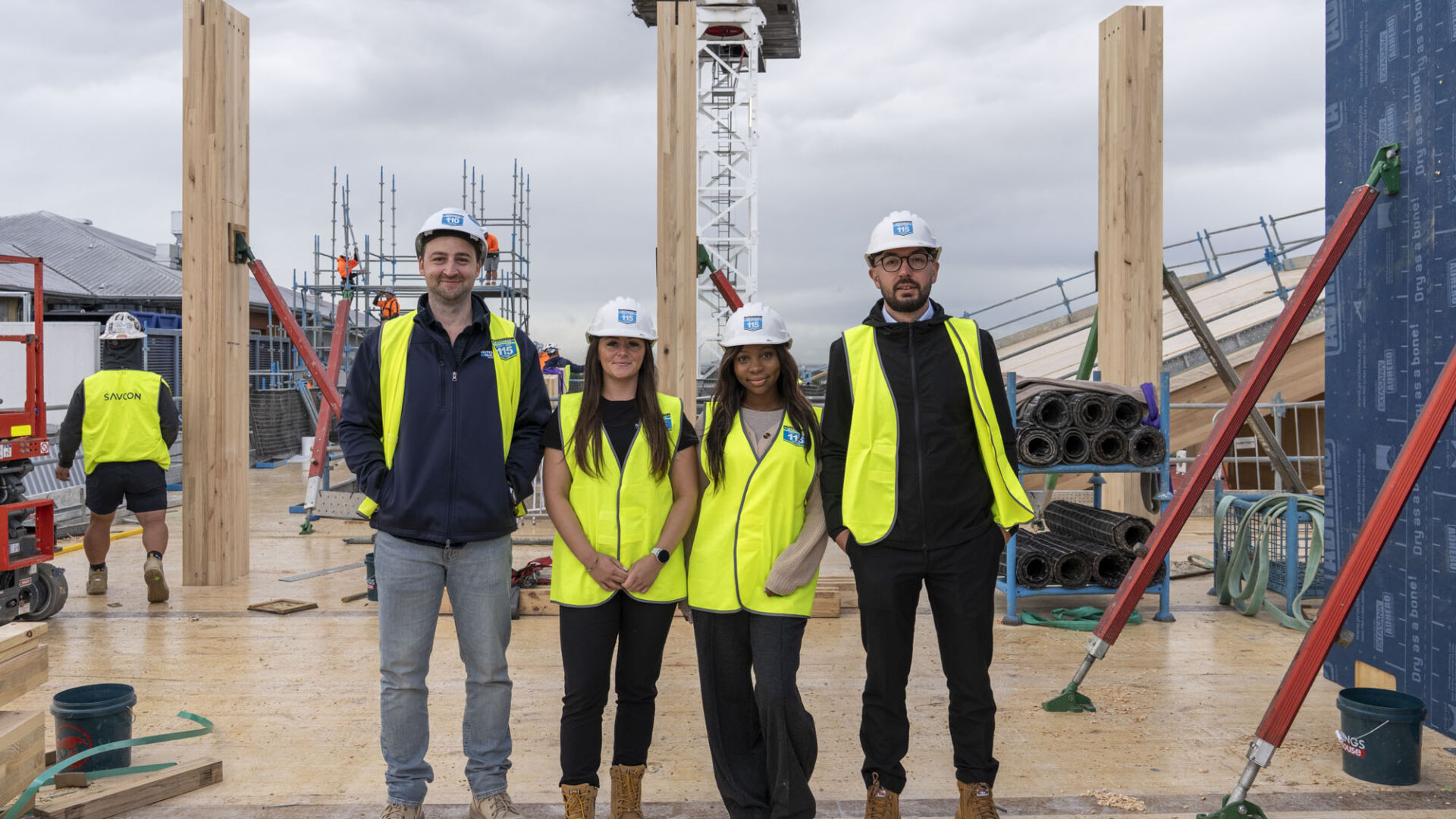 Global Building Exchange Program welcomes Wates visitors to Hutchies