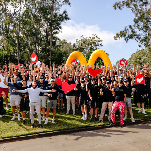 Supporting Ronald McDonald House golf day at Brookwater