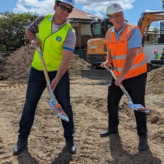 $4.77m social housing construction starts on Campbell St, Rockhampton