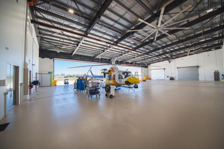 RACQ Capricorn Helicopter Rescue Service Hangar