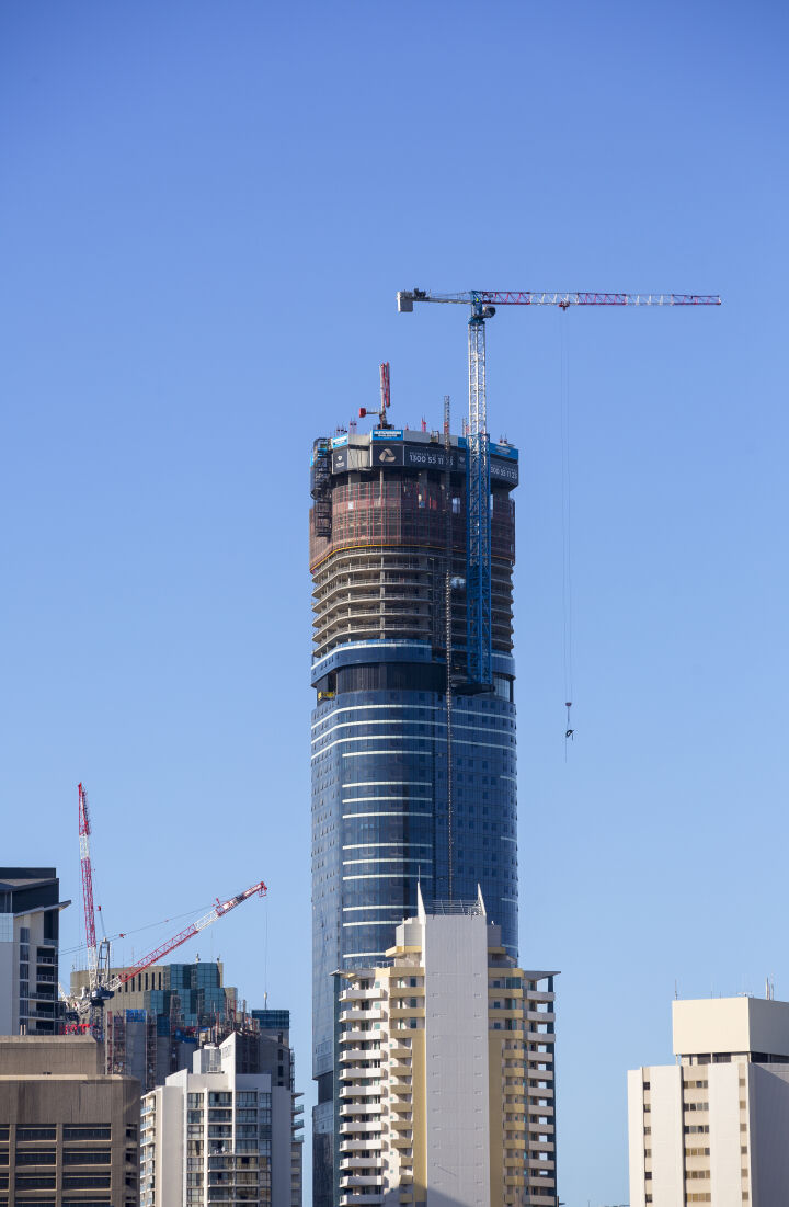 The final pour of Brisbane's tallest tower