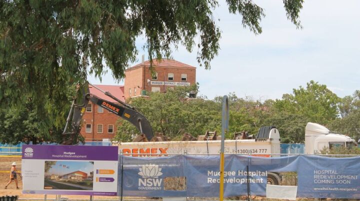 Mudgee Hospital: work on new building scheduled for March